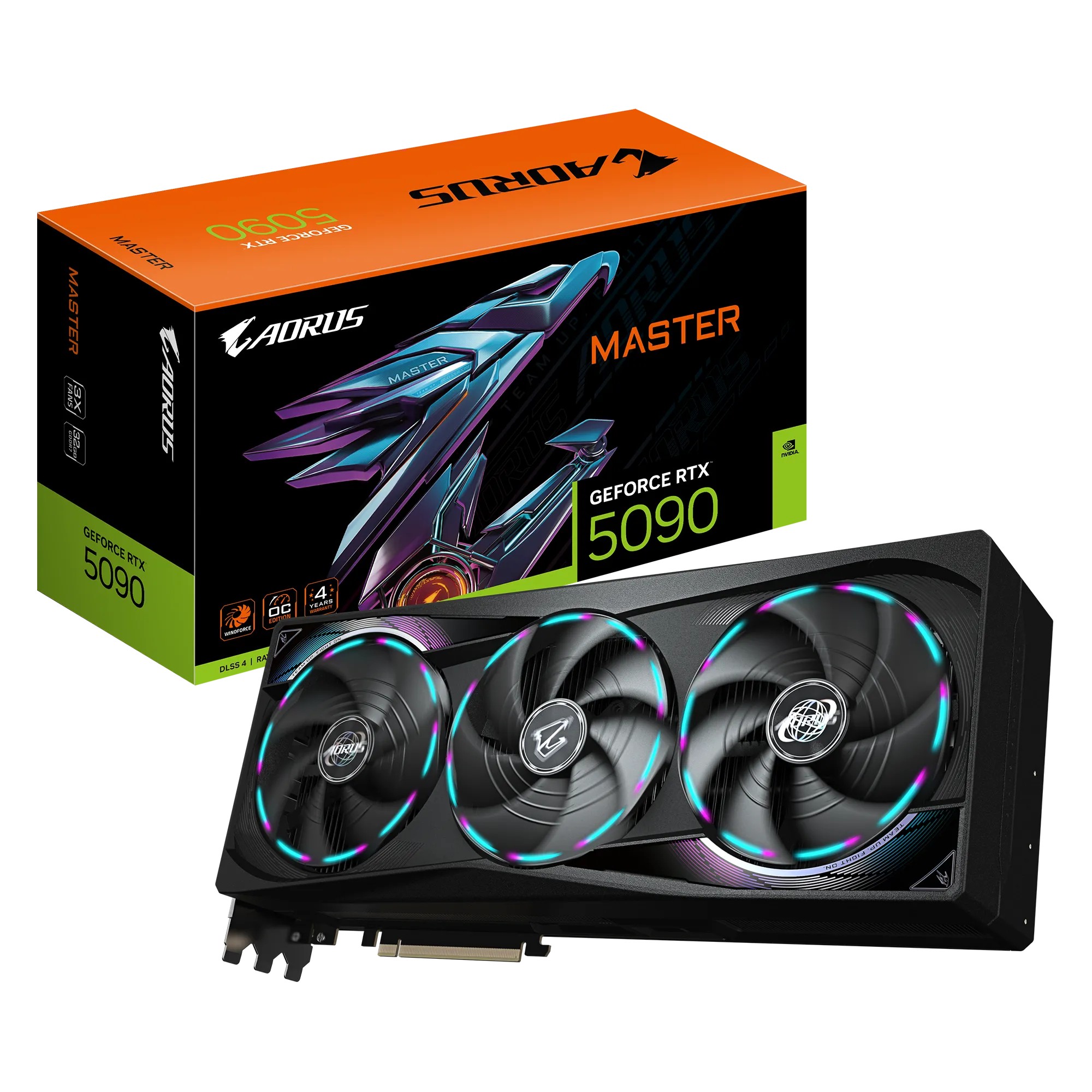 Tarjeta Grafica Gigabyte RTX 5090 AORUS MASTER 32GB GDDR7